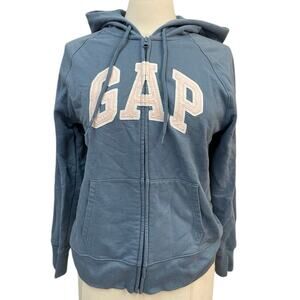 Gap University Blue / Baby Pink Zip Up Jacket